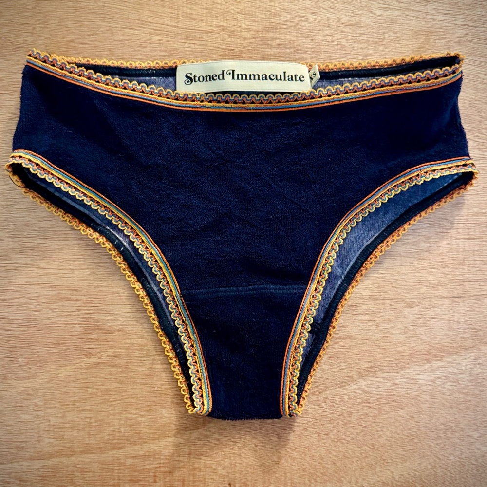 Stoned Immaculate Double Loop Terrycloth Bikini B… - image 1